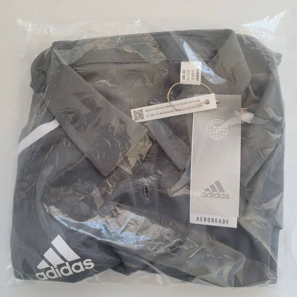 Adidas Women's Team Issue Polo HT7680 Gray Size‎ Small